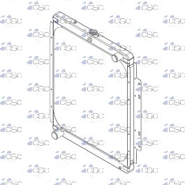 Gen Radiator. Parts Generac Generator Radiator