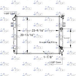 419ra004 Radiator Toyota Lift Truck Radiator