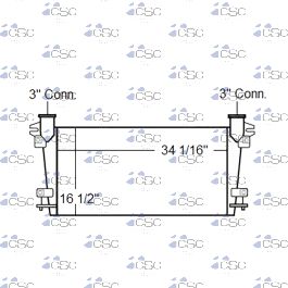 Chevy/GM Charge Air Cooler