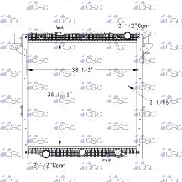 Freightliner Truck Radiator