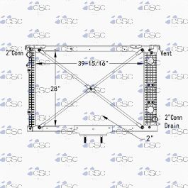 Freightliner Truck Radiator