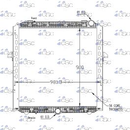Mercedes Benz Truck Radiator