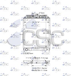 Ud60 Radiator Nissan UD Radiator