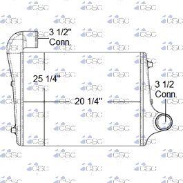 Volvo / Autocar Charge Air Cooler