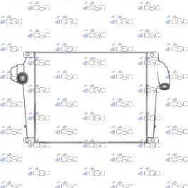 Volvo Charge Air Cooler WIA TES Series w/ Volvo Engine
