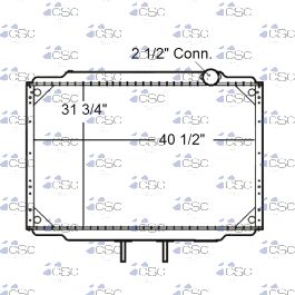 Vo132a Radiator Volvo Radiator
