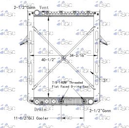 Vo132a Radiator Volvo Radiator 637RA052ORFWF