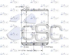 Vo132a Radiator Volvo Radiator 637RA052ORF
