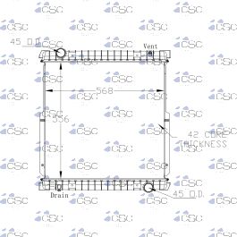 Iveco Truck Radiator
