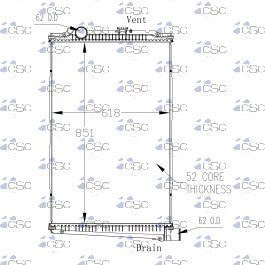DAF Truck Radiator