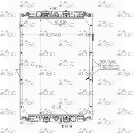 DAF Truck Radiator