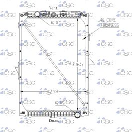 DAF Truck Radiator