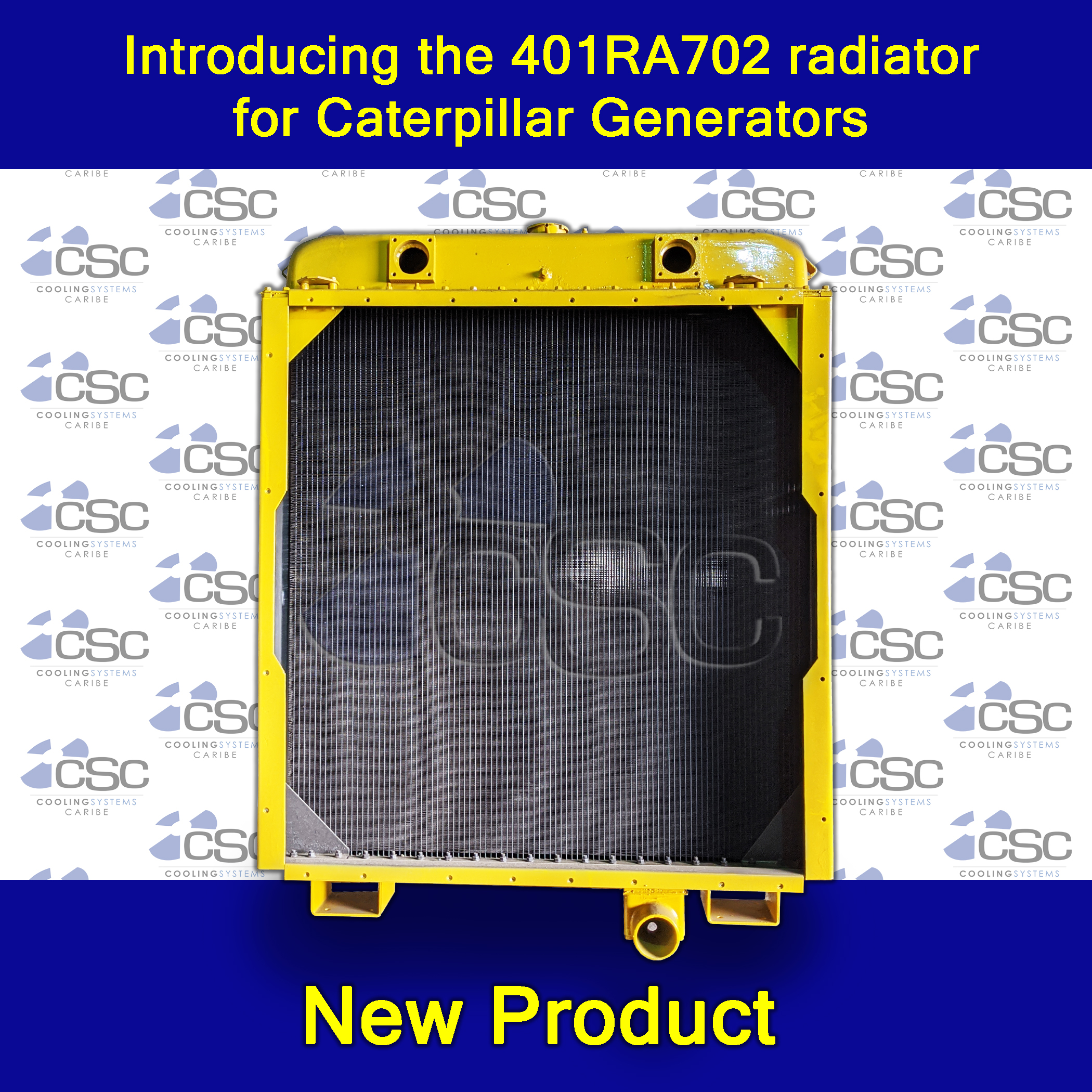 Introducing the 401RA702 radiator for Caterpillar generators